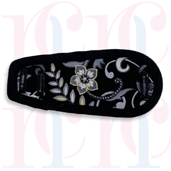 Large Flower Beaded Under-Frame Eyepatch