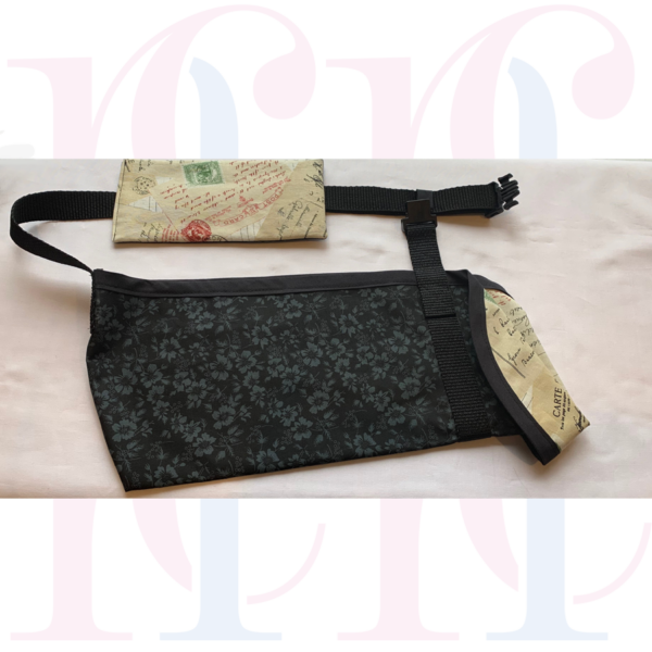 Black Flower Arm Sling - Image 3