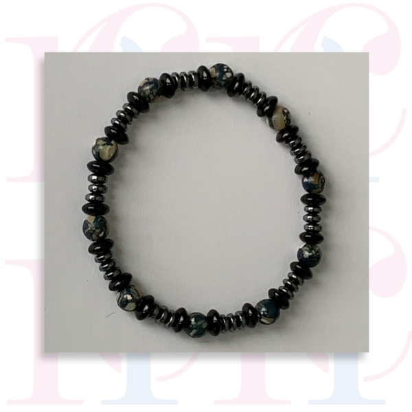 Black Glass Bracelet