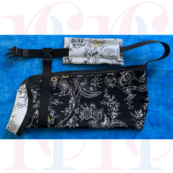 Black & White Arm Sling with Zippered Pockets* - Image 3