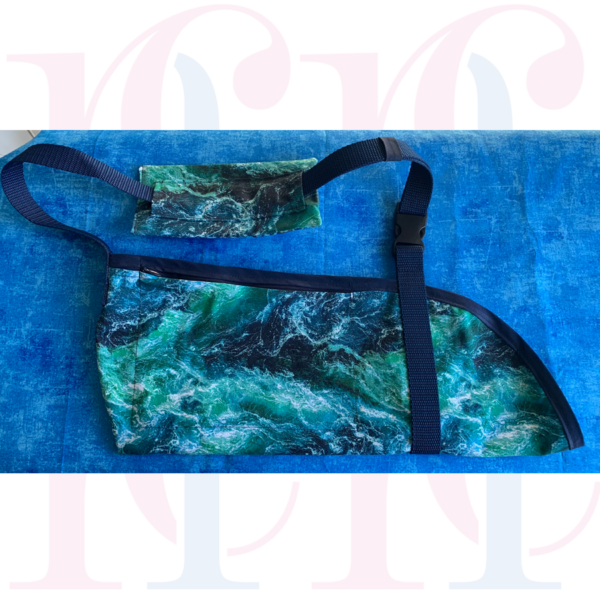 Ocean Green Arm Sling with Zippered Pockets*