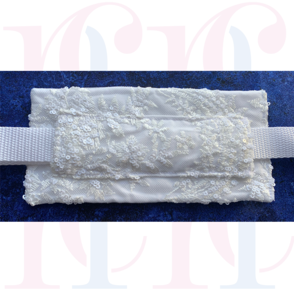 Sparkling White Lace Arm Sling - Image 3