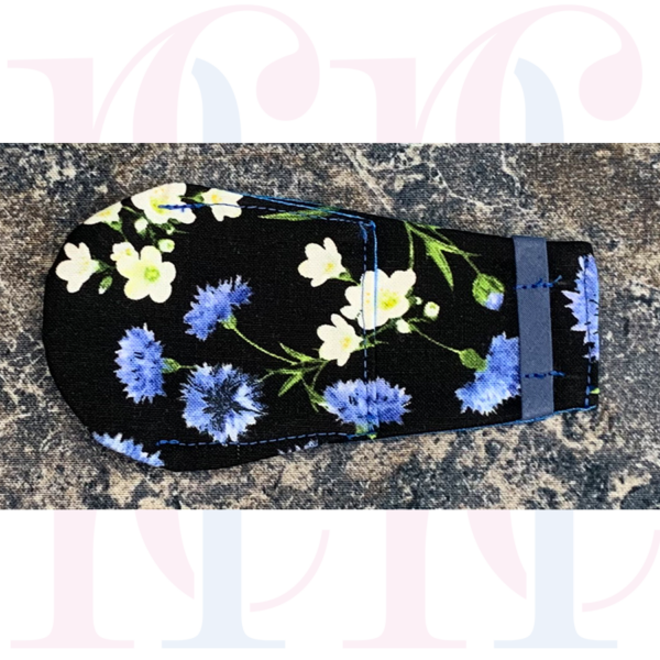 Over-Frame Blue Carnations Eyepatch - small - Image 3