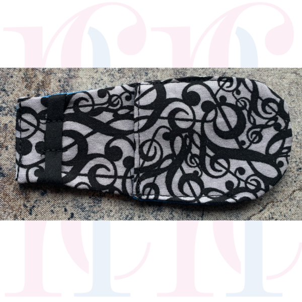 Over-Frame Music Notes Eyepatch - small