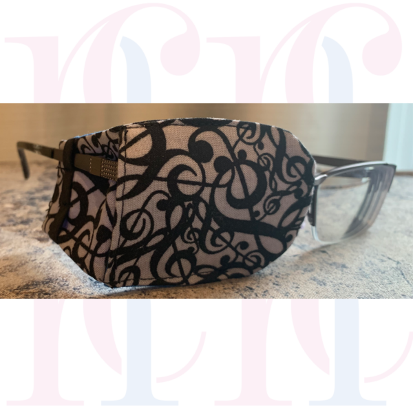 Over-Frame Music Notes Eyepatch - small - Image 2